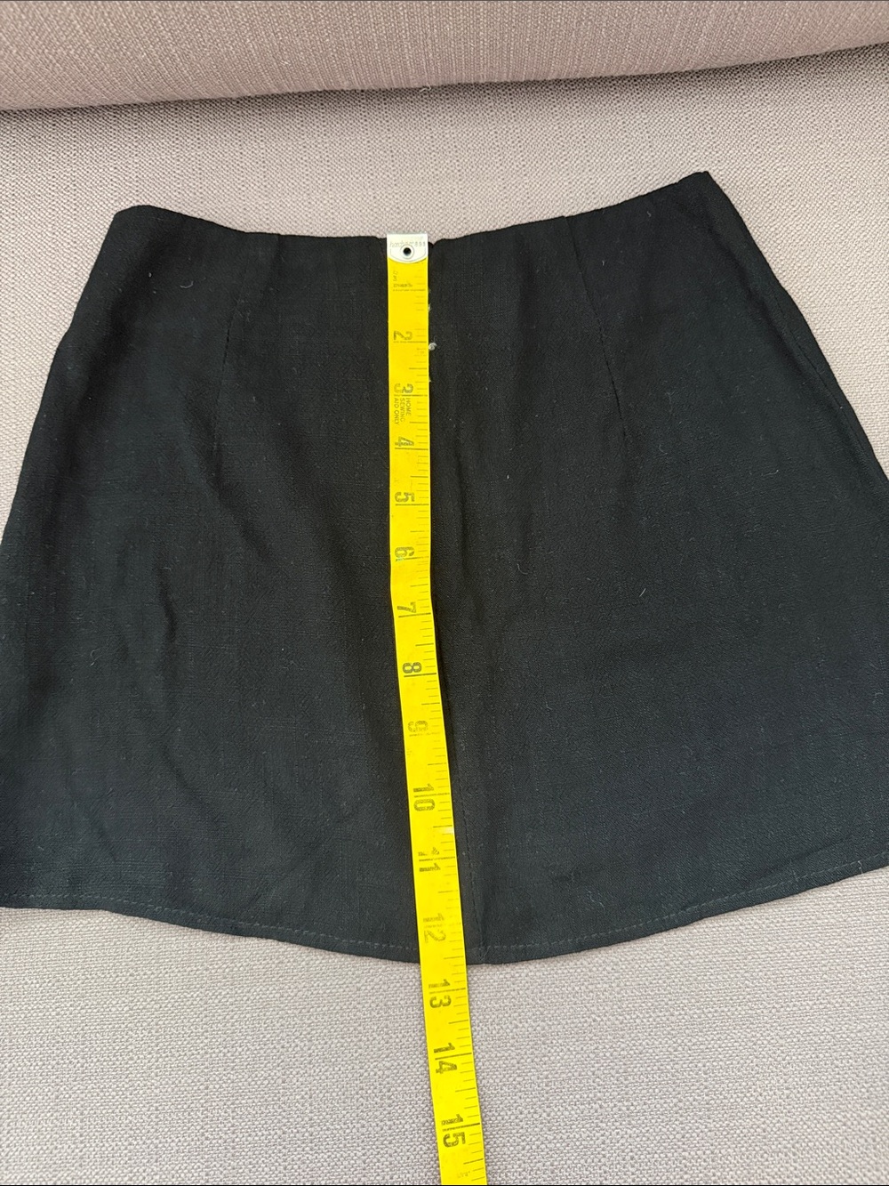 Princess Poly Women’s Black Mini Skirt - Classic A-Line - Picture 4 of 4